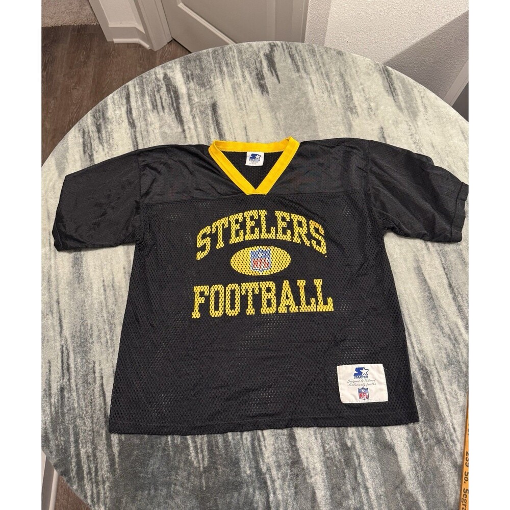 Pittsburgh Steelers NFL Vintage 1995 Starter Mesh Practice Jersey Youth L/XL